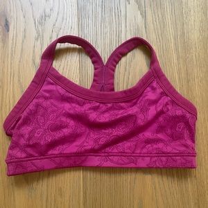 Bright fish is Lululemon sports bra. Size 4-6